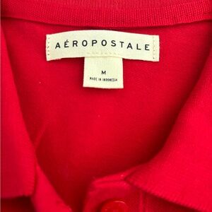 Aeropostale collared red shirt